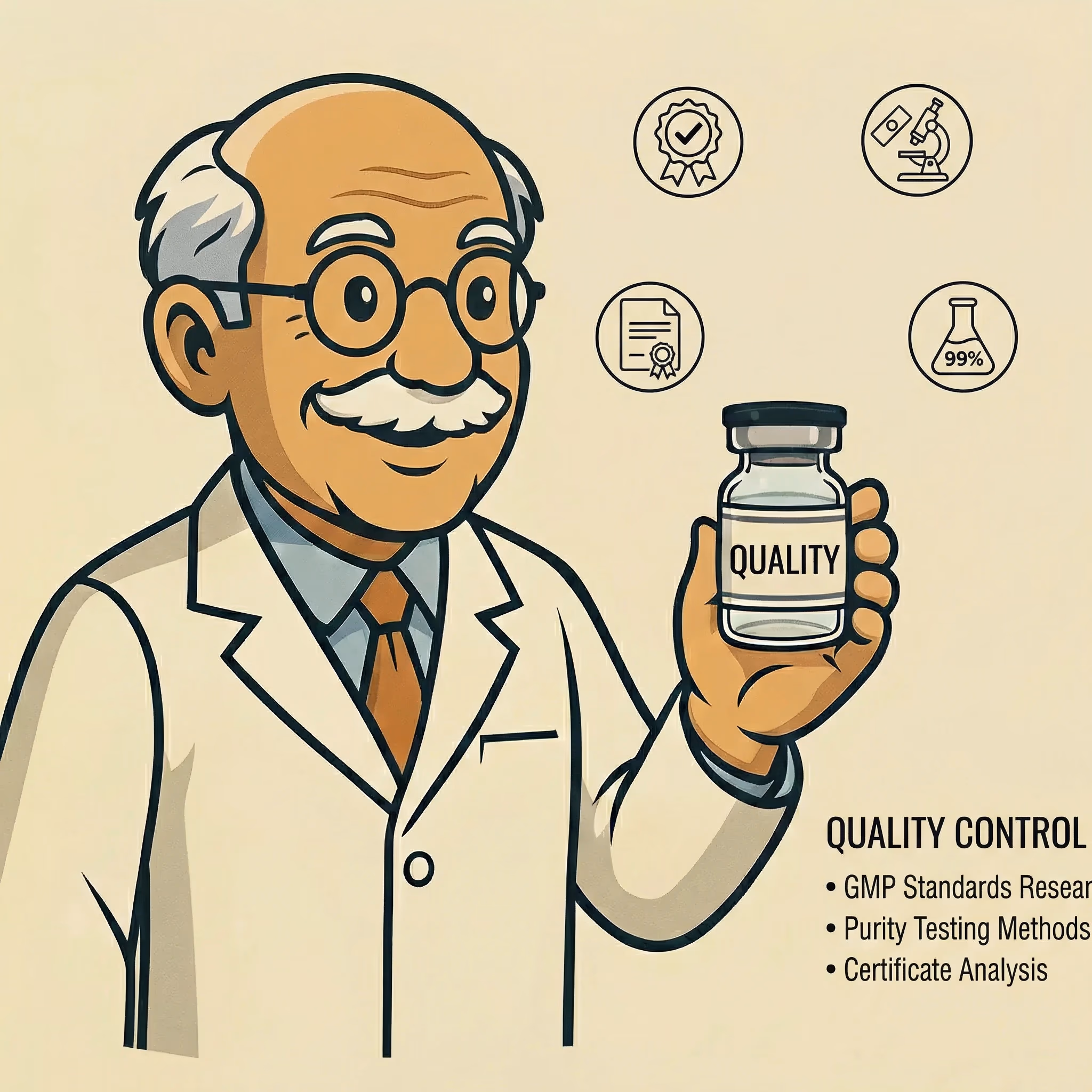 Peptide Quality Assurance: Your Complete Verification Guide - peptide research illustration