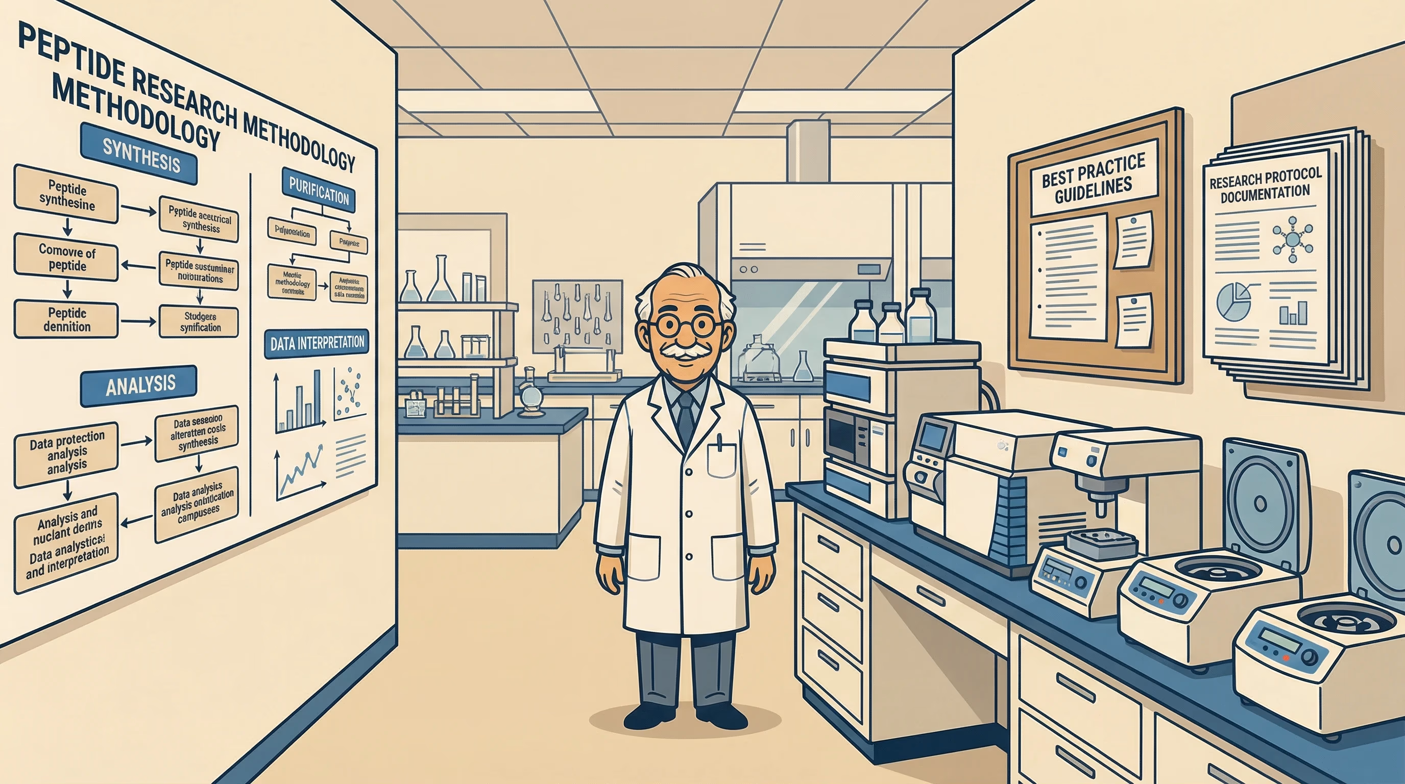 Peptide Research Methods and Best Practices - peptide research illustration